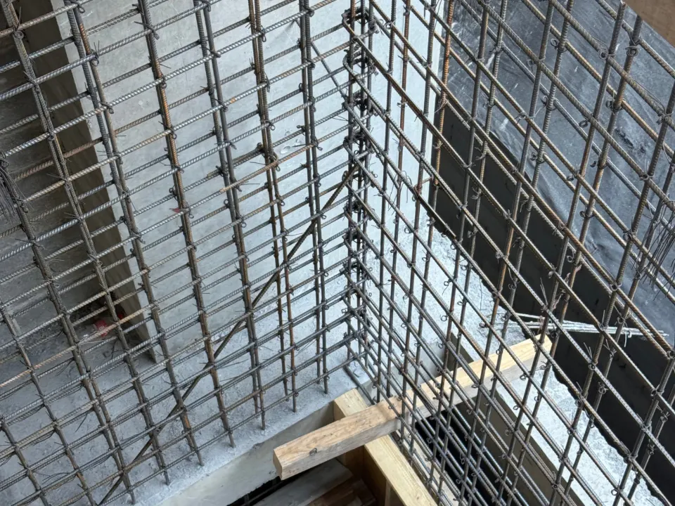 Armado de acero para estructura de concreto